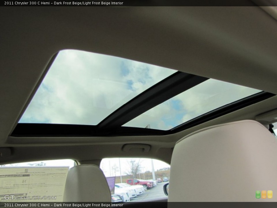 Dark Frost Beige/Light Frost Beige Interior Sunroof for the 2011 Chrysler 300 C Hemi #56793549