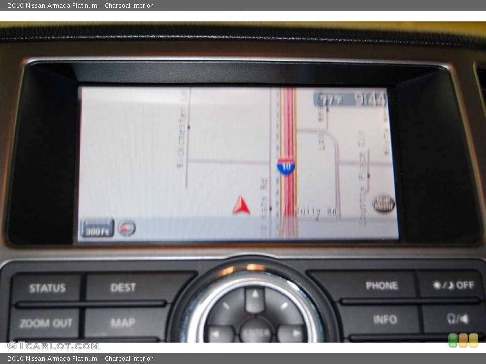 Charcoal Interior Navigation for the 2010 Nissan Armada Platinum #56794558
