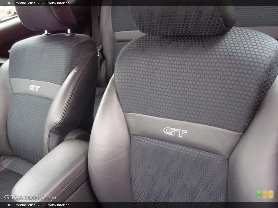 Ebony Interior Controls for the 2009 Pontiac Vibe GT #56796945