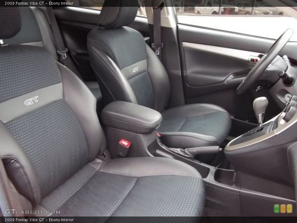 Ebony Interior Photo for the 2009 Pontiac Vibe GT #56797023