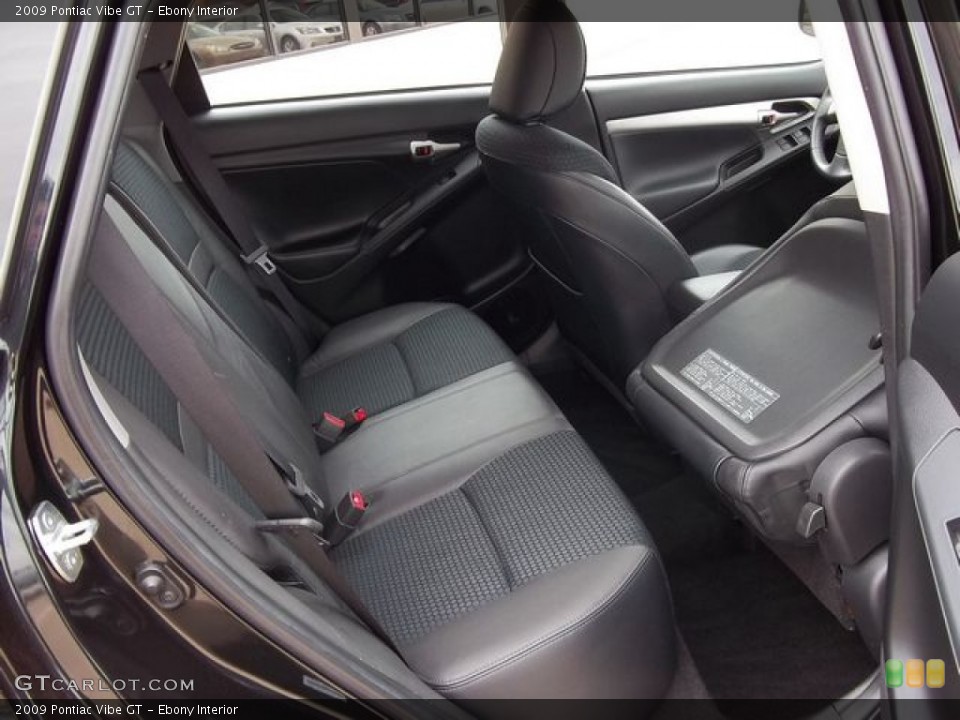 Ebony Interior Photo for the 2009 Pontiac Vibe GT #56797029