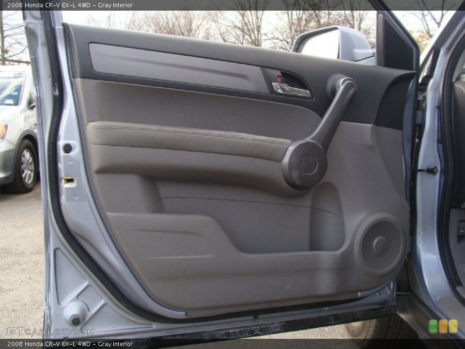 Gray Interior Door Panel for the 2008 Honda CR-V EX-L 4WD #56798556