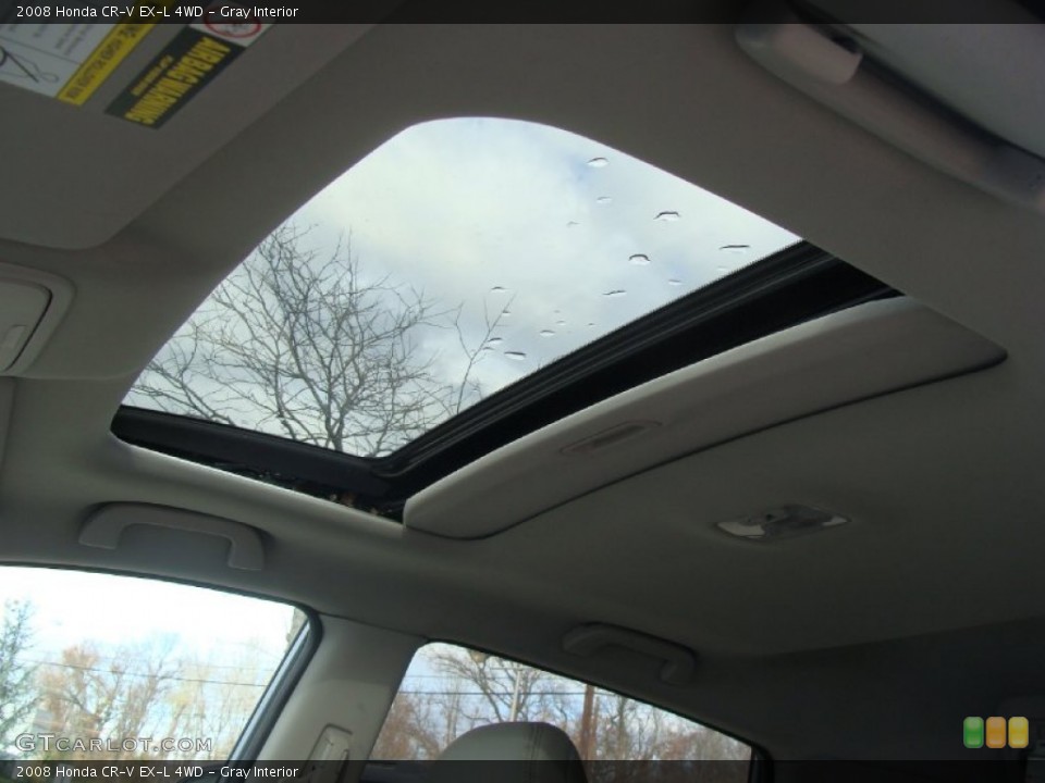 Gray Interior Sunroof for the 2008 Honda CR-V EX-L 4WD #56798592