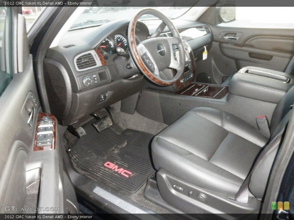 Ebony Interior Photo for the 2012 GMC Yukon XL Denali AWD #56799069