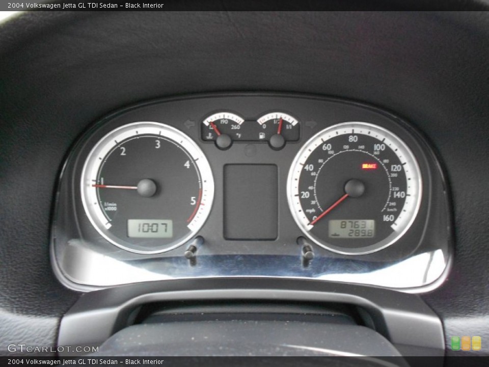Black Interior Gauges for the 2004 Volkswagen Jetta GL TDI Sedan #56799968