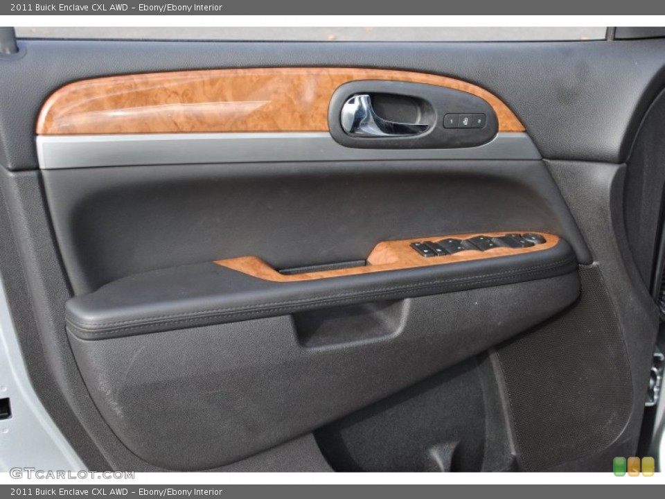 Ebony/Ebony Interior Door Panel for the 2011 Buick Enclave CXL AWD #56800698