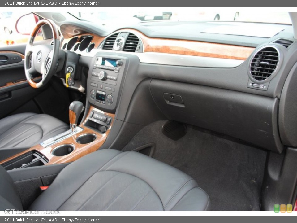 Ebony/Ebony Interior Dashboard for the 2011 Buick Enclave CXL AWD #56800842