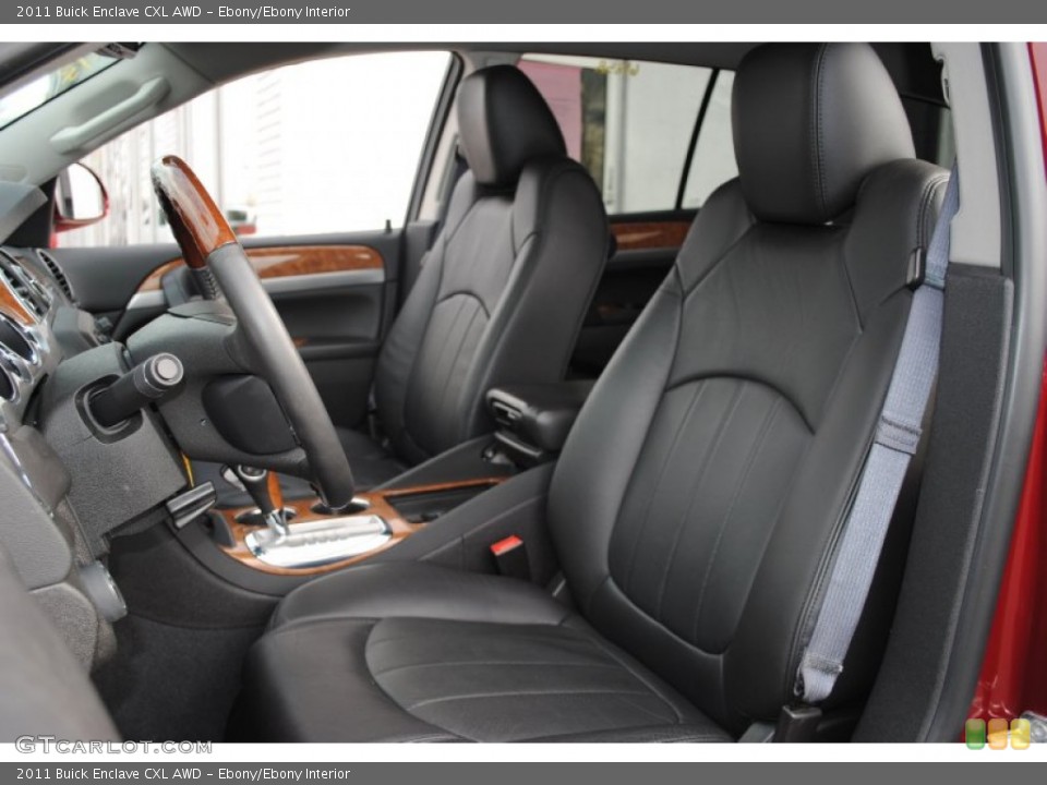 Ebony/Ebony Interior Photo for the 2011 Buick Enclave CXL AWD #56800875