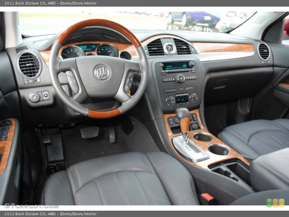 Ebony/Ebony Interior Dashboard for the 2011 Buick Enclave CXL AWD #56800893