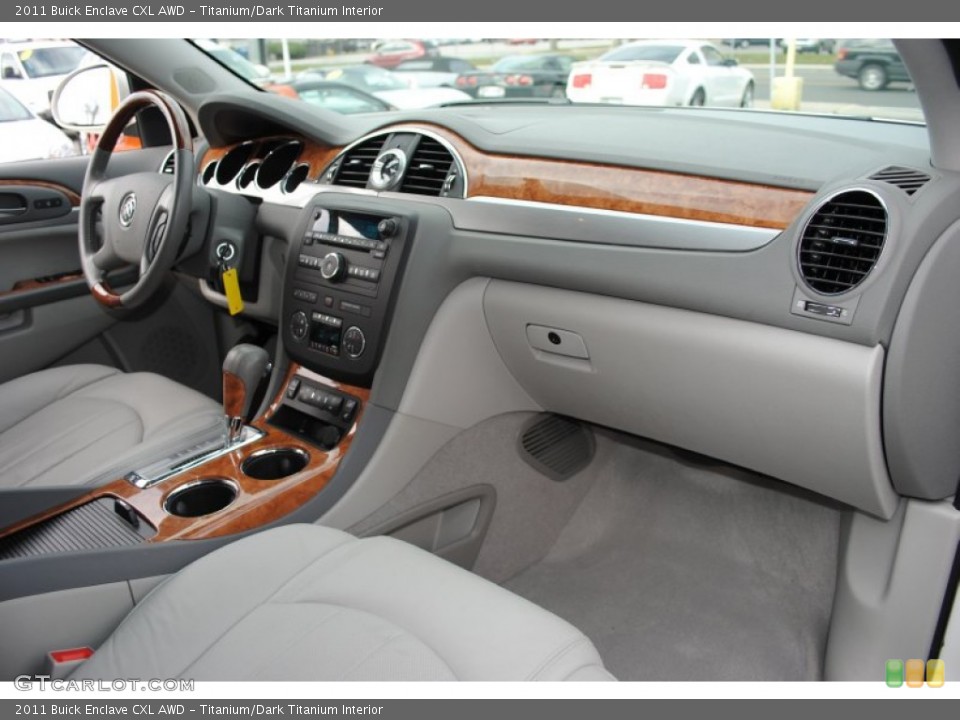 Titanium/Dark Titanium Interior Dashboard for the 2011 Buick Enclave CXL AWD #56801016