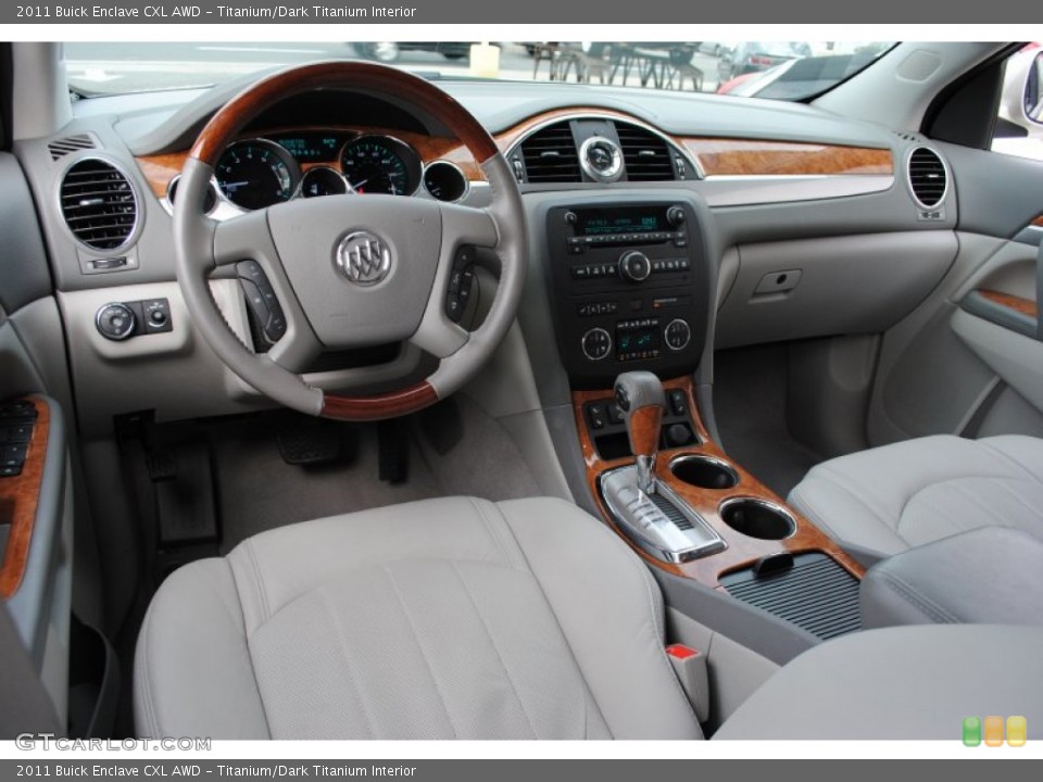 Titanium/Dark Titanium Interior Dashboard for the 2011 Buick Enclave CXL AWD #56801052