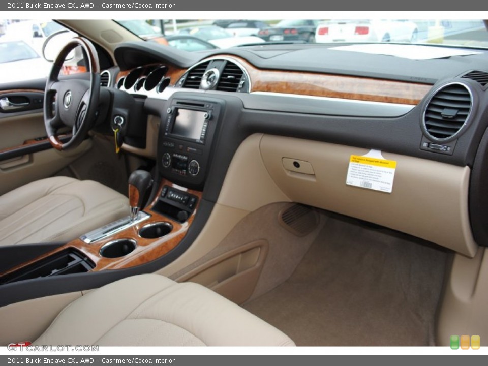 Cashmere/Cocoa Interior Photo for the 2011 Buick Enclave CXL AWD #56801199