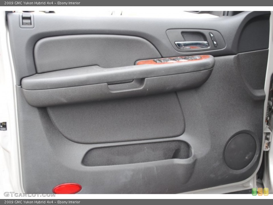 Ebony Interior Door Panel for the 2009 GMC Yukon Hybrid 4x4 #56801517
