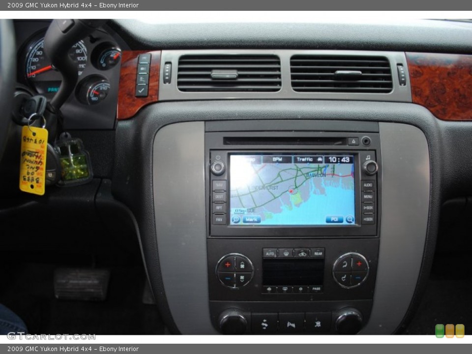 Ebony Interior Navigation for the 2009 GMC Yukon Hybrid 4x4 #56801535