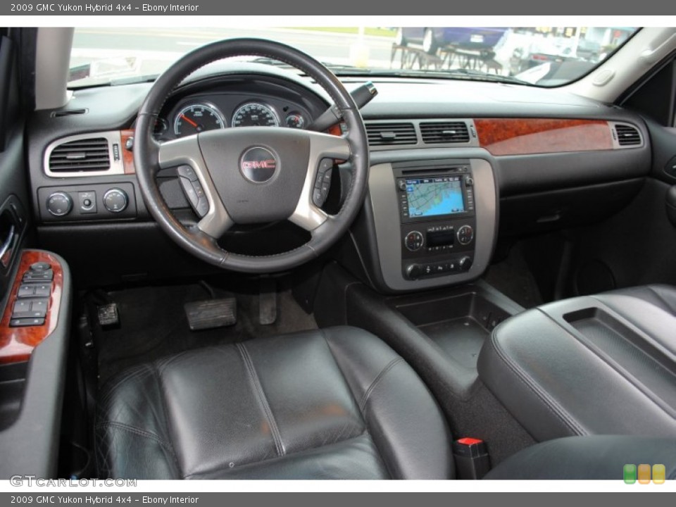 Ebony Interior Prime Interior for the 2009 GMC Yukon Hybrid 4x4 #56801553