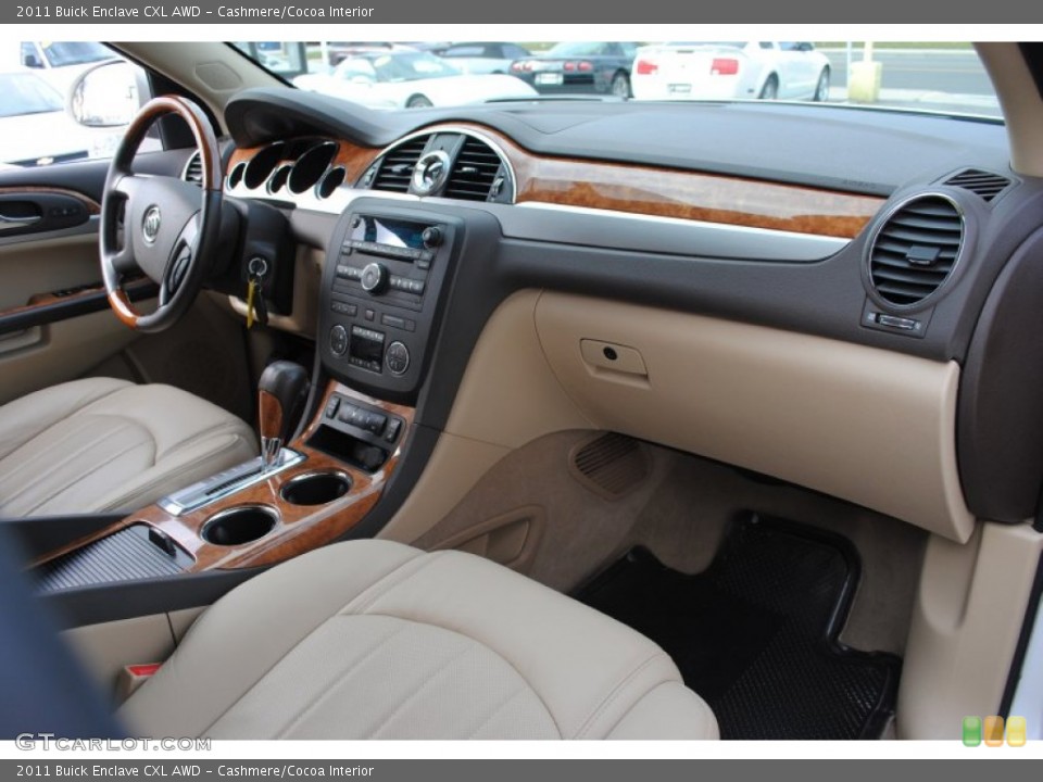 Cashmere/Cocoa Interior Dashboard for the 2011 Buick Enclave CXL AWD #56801771