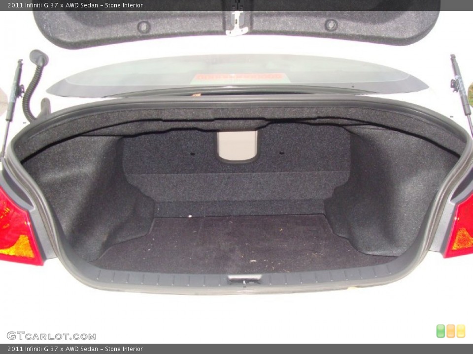Stone Interior Trunk for the 2011 Infiniti G 37 x AWD Sedan #56802108
