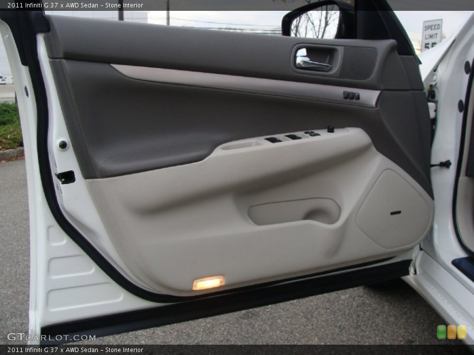 Stone Interior Door Panel for the 2011 Infiniti G 37 x AWD Sedan #56802149