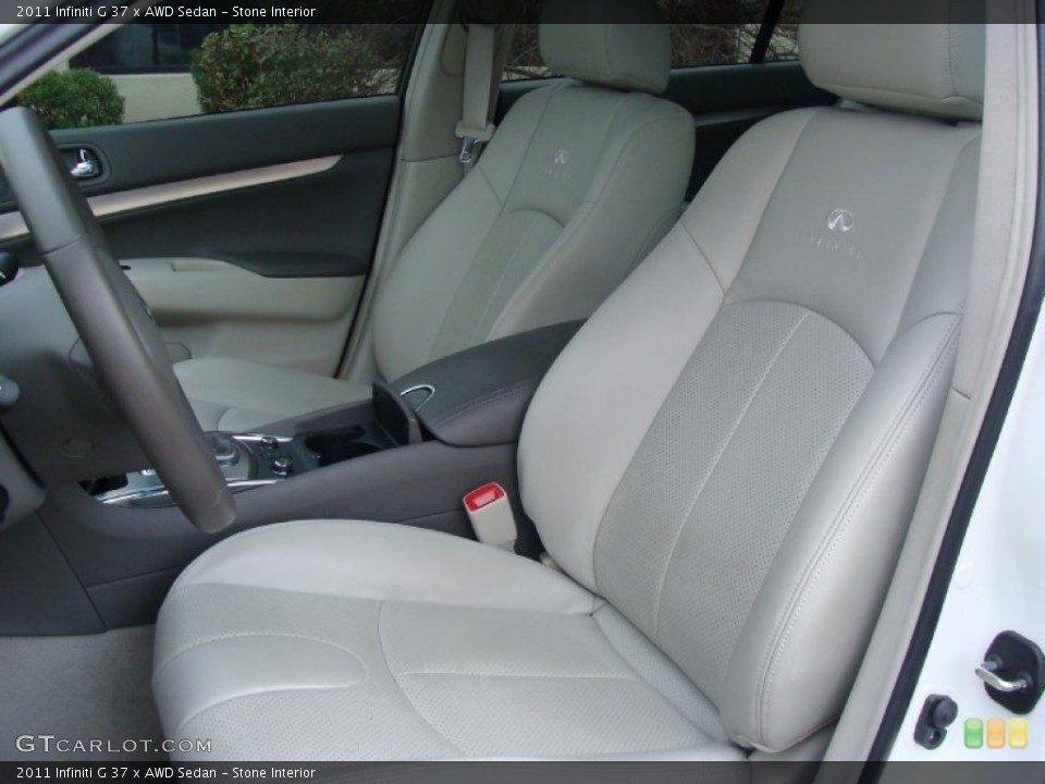 Stone Interior Photo for the 2011 Infiniti G 37 x AWD Sedan #56802159