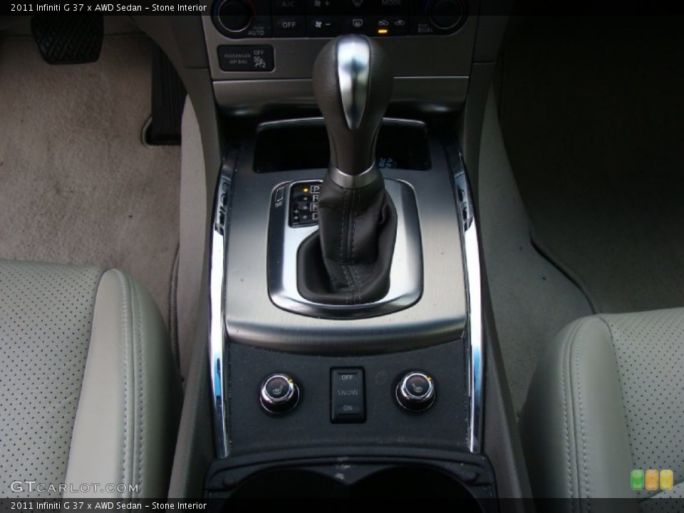 Stone Interior Transmission for the 2011 Infiniti G 37 x AWD Sedan #56802186