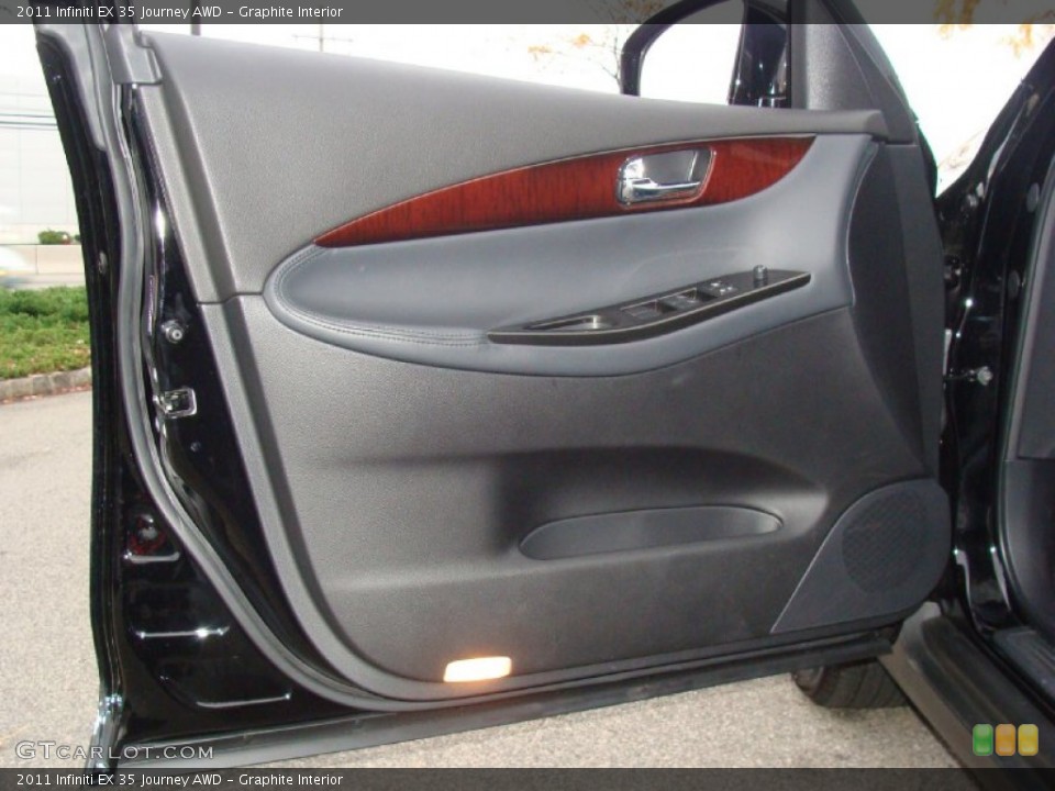 Graphite Interior Door Panel for the 2011 Infiniti EX 35 Journey AWD #56802453