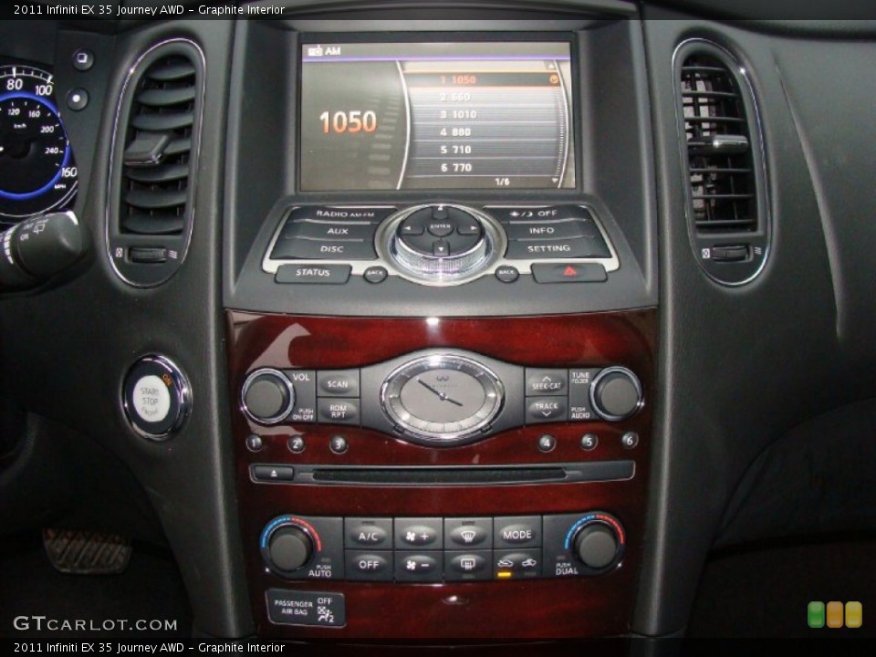 Graphite Interior Controls for the 2011 Infiniti EX 35 Journey AWD #56802480