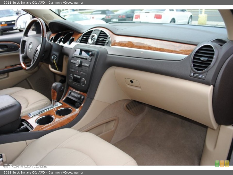 Cashmere/Cocoa Interior Dashboard for the 2011 Buick Enclave CXL AWD #56802502