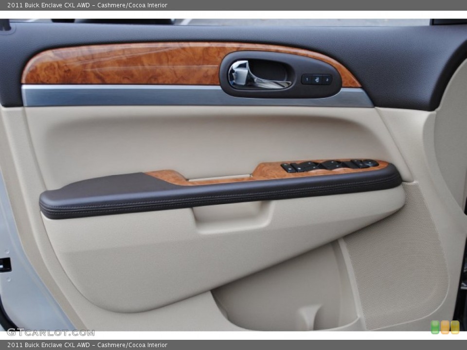 Cashmere/Cocoa Interior Door Panel for the 2011 Buick Enclave CXL AWD #56802520