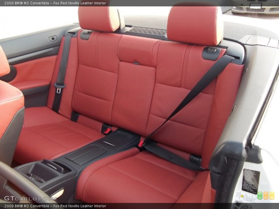 Fox Red Novillo Leather Interior Photo for the 2009 BMW M3 Convertible #56803227
