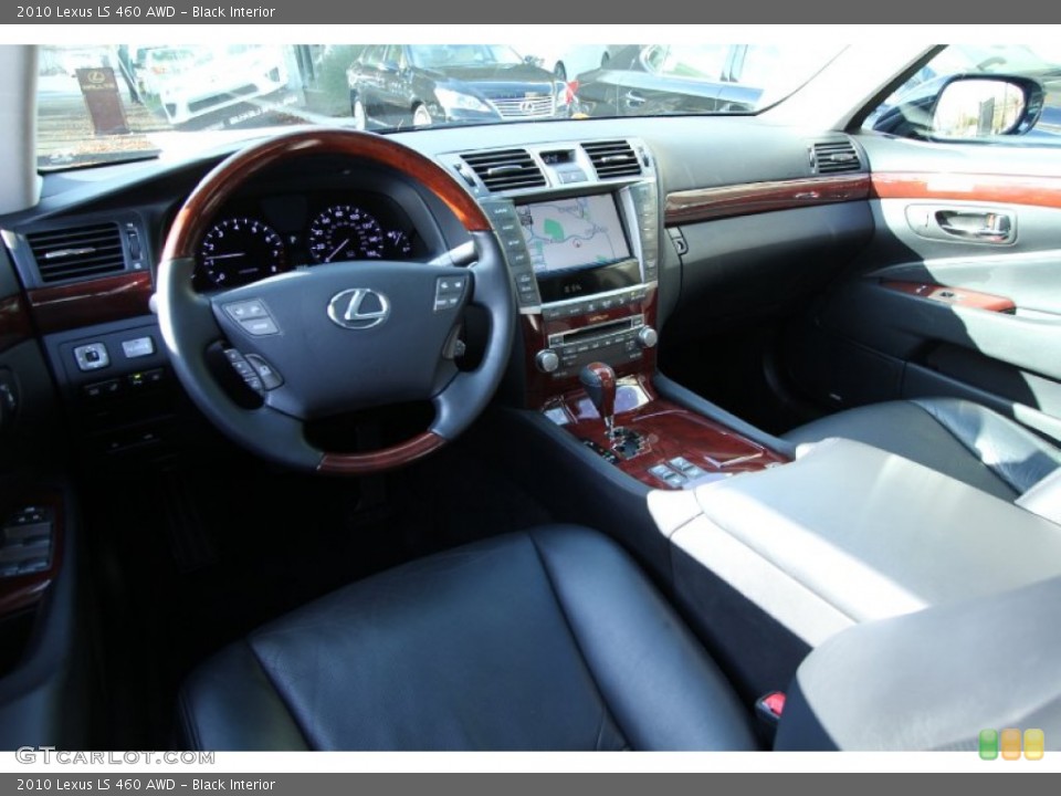Black Interior Dashboard for the 2010 Lexus LS 460 AWD #56804037