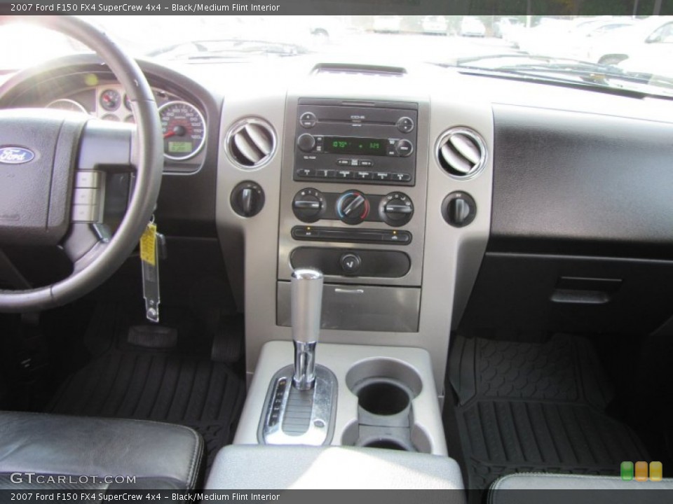Black/Medium Flint Interior Dashboard for the 2007 Ford F150 FX4 SuperCrew 4x4 #56804197
