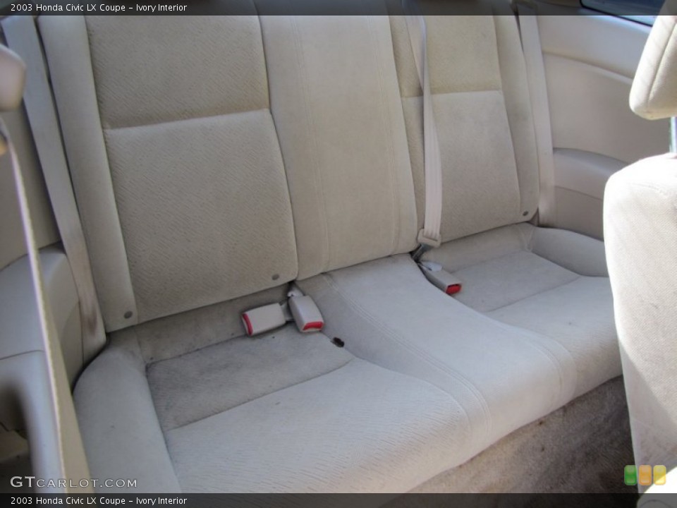 Ivory Interior Photo for the 2003 Honda Civic LX Coupe #56804583