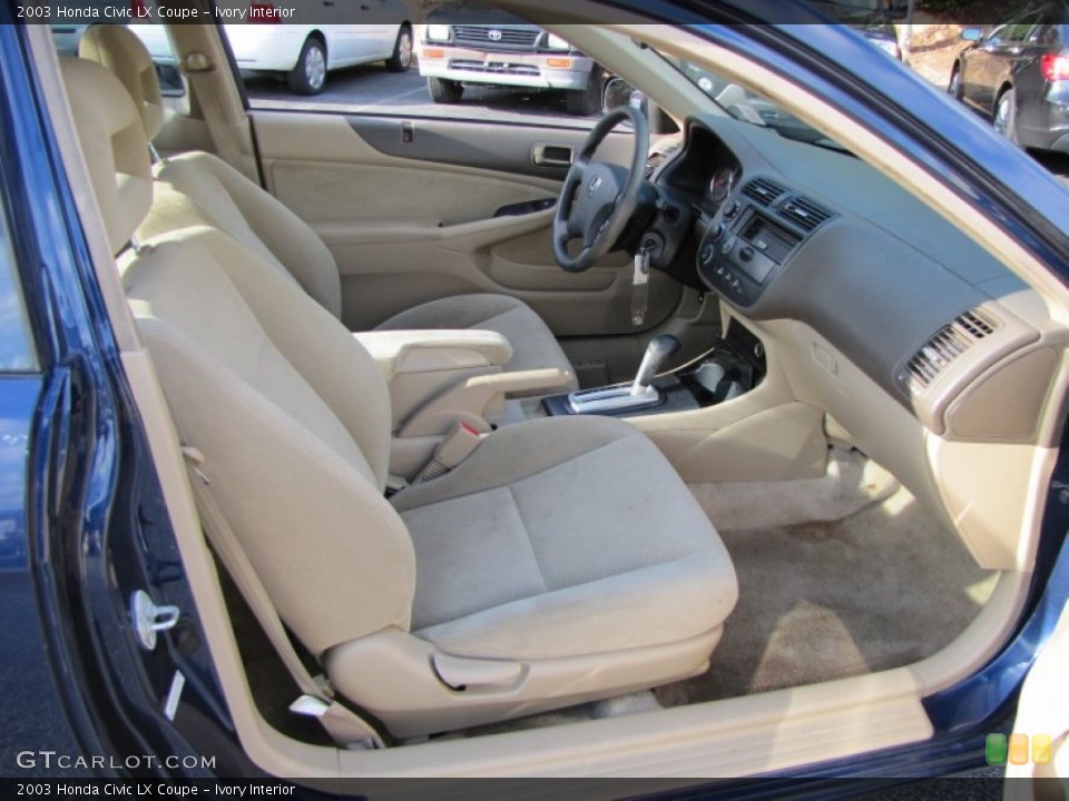 Ivory Interior Photo for the 2003 Honda Civic LX Coupe #56804590
