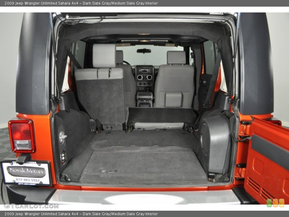Dark Slate Gray/Medium Slate Gray Interior Trunk for the 2009 Jeep Wrangler Unlimited Sahara 4x4 #56805636