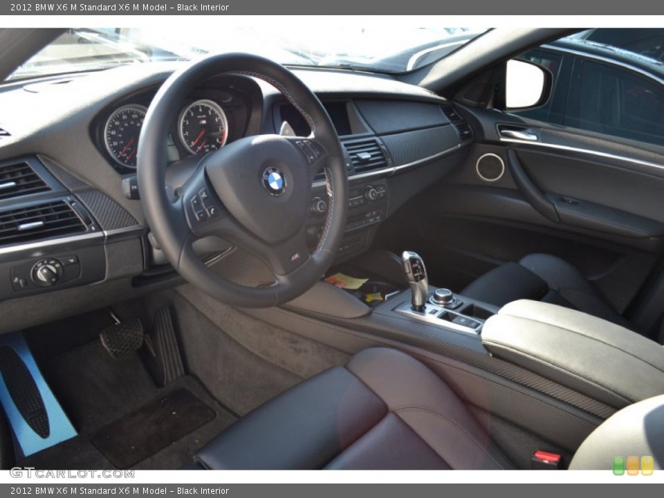 Black Interior Prime Interior for the 2012 BMW X6 M  #56805722