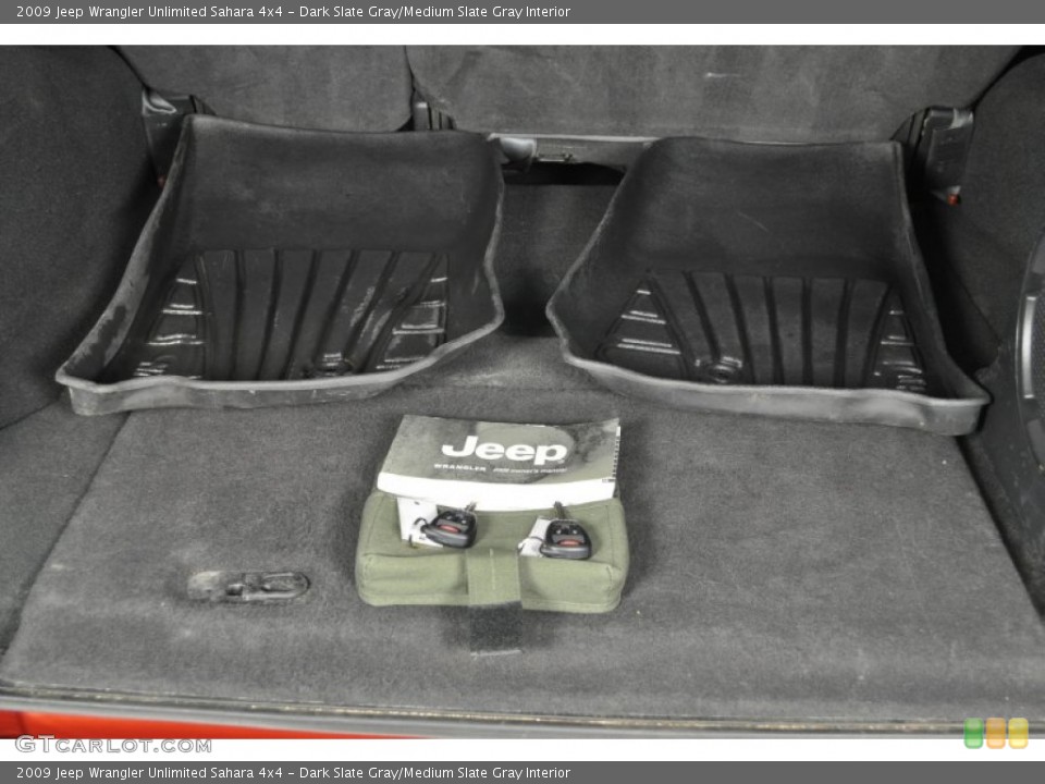 Dark Slate Gray/Medium Slate Gray Interior Trunk for the 2009 Jeep Wrangler Unlimited Sahara 4x4 #56805783