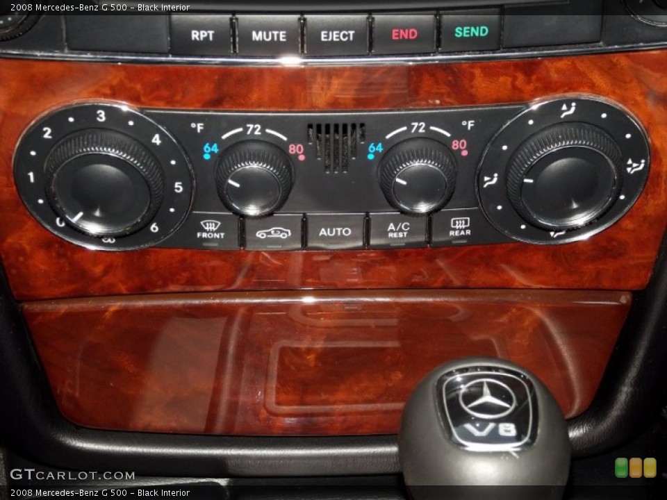 Black Interior Controls for the 2008 Mercedes-Benz G 500 #56805991