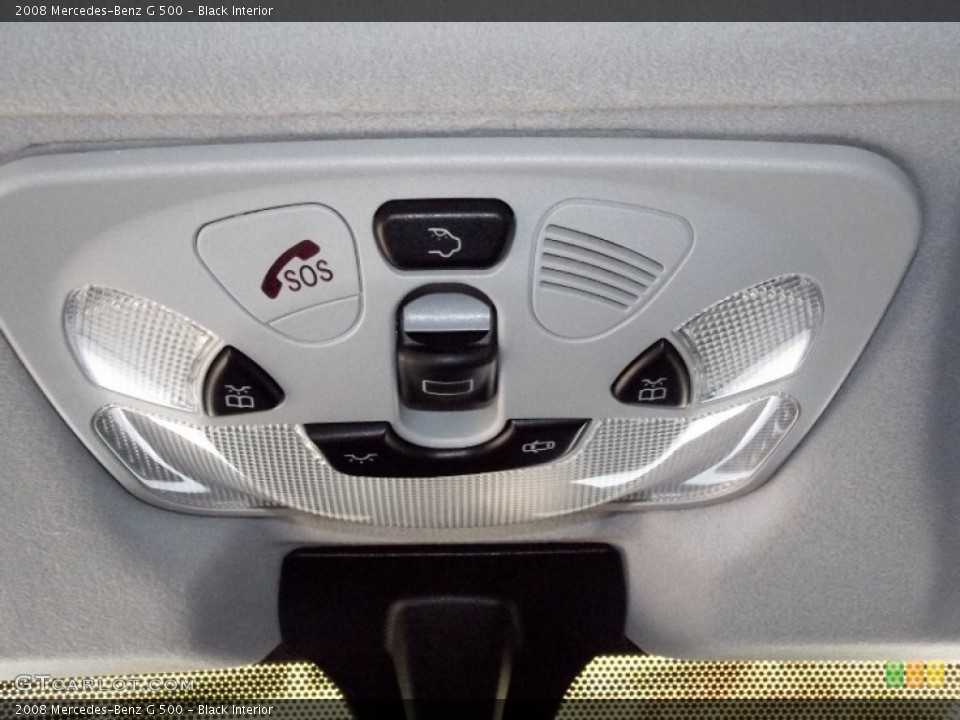Black Interior Controls for the 2008 Mercedes-Benz G 500 #56806056