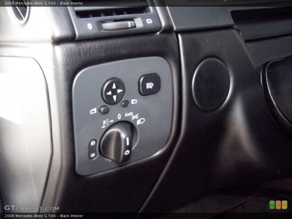 Black Interior Controls for the 2008 Mercedes-Benz G 500 #56806082