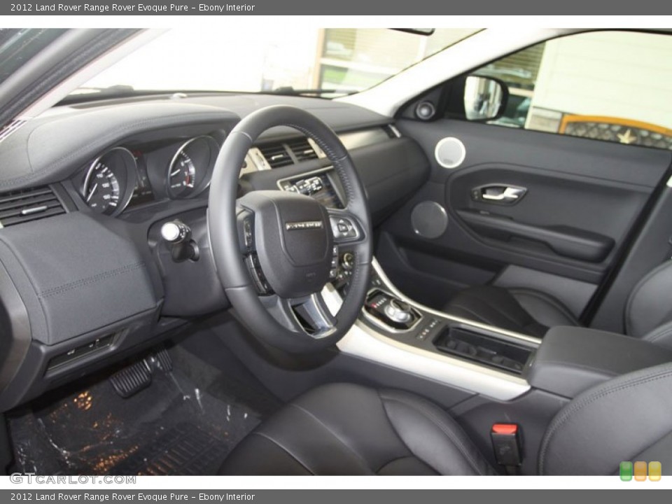 Ebony Interior Photo for the 2012 Land Rover Range Rover Evoque Pure #56807886