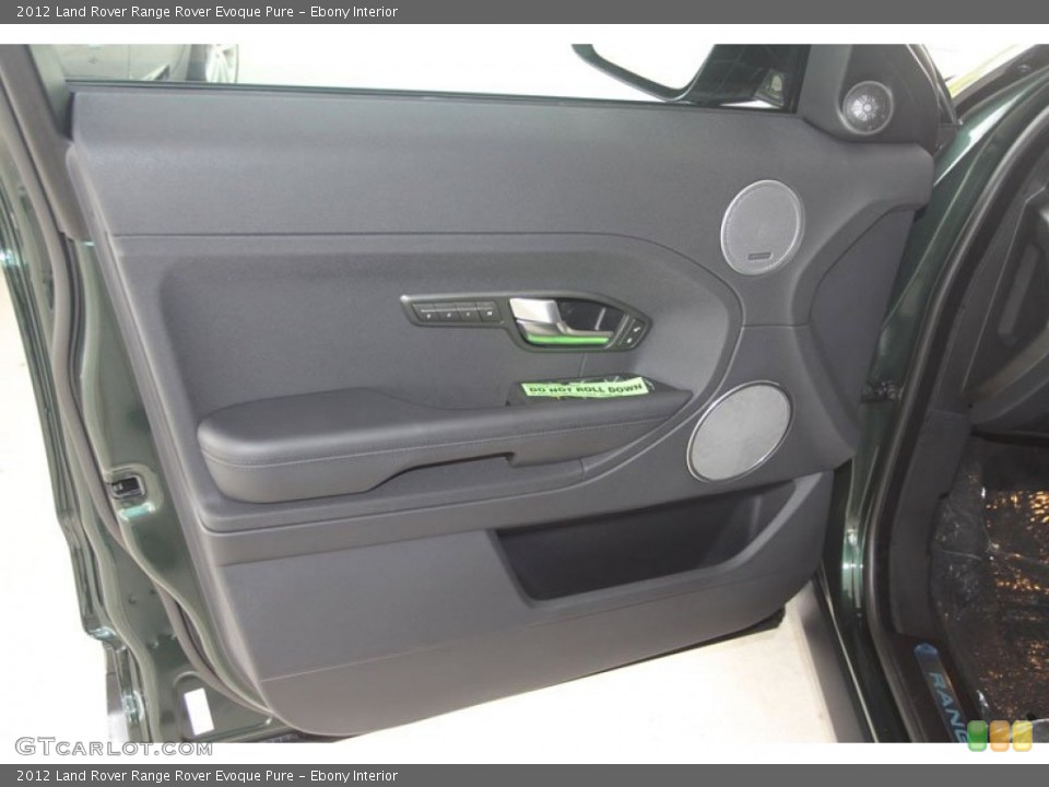 Ebony Interior Door Panel for the 2012 Land Rover Range Rover Evoque Pure #56807985