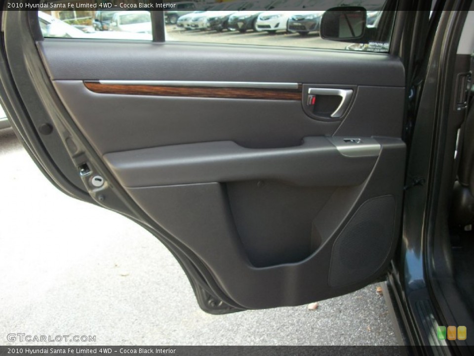 Cocoa Black Interior Door Panel for the 2010 Hyundai Santa Fe Limited 4WD #56807997