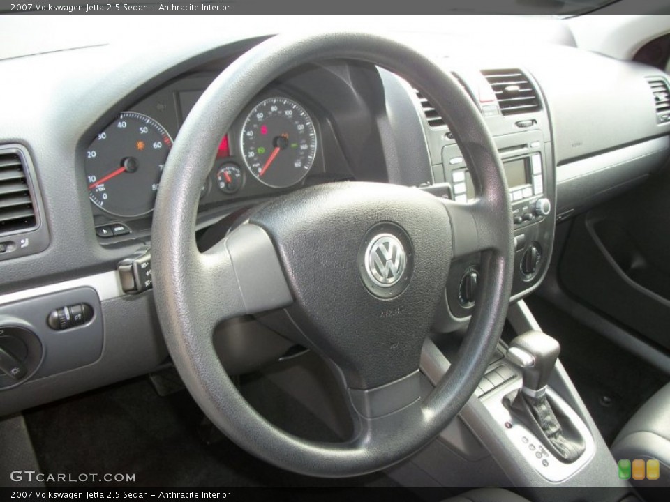 Anthracite Interior Steering Wheel for the 2007 Volkswagen Jetta 2.5 Sedan #56808560
