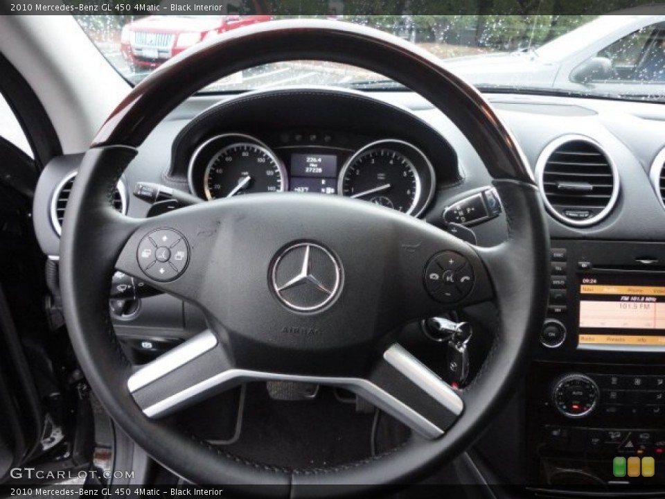 Black Interior Steering Wheel for the 2010 Mercedes-Benz GL 450 4Matic #56809266