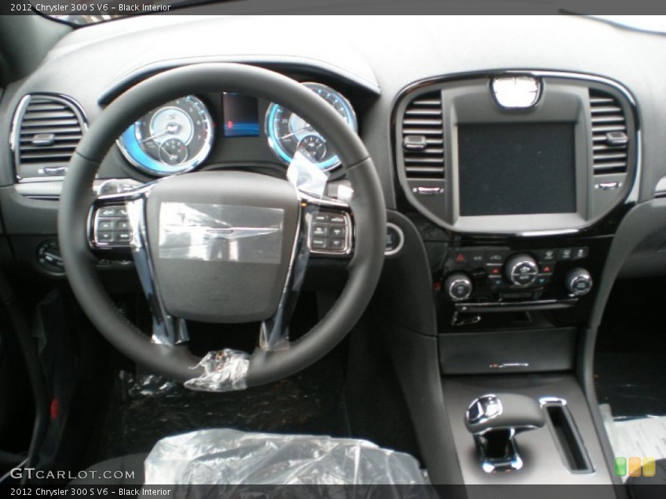 Black Interior Dashboard for the 2012 Chrysler 300 S V6 #56809737