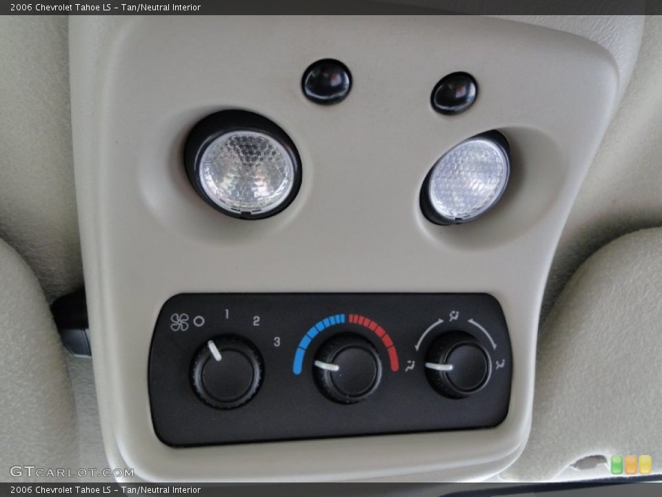 Tan/Neutral Interior Controls for the 2006 Chevrolet Tahoe LS #56811073