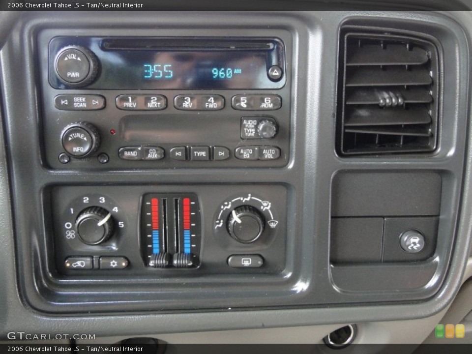 Tan/Neutral Interior Audio System for the 2006 Chevrolet Tahoe LS #56811082