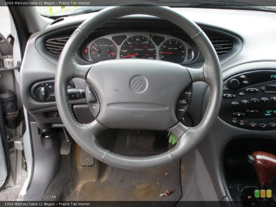Prairie Tan Interior Steering Wheel for the 1999 Mercury Sable LS Wagon #56812021