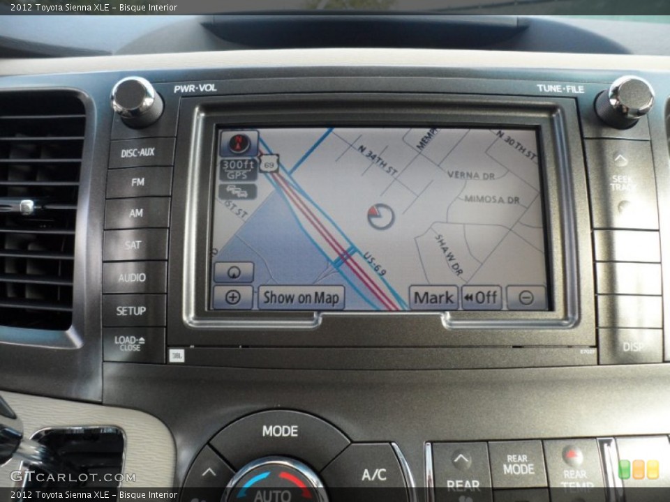 Bisque Interior Navigation for the 2012 Toyota Sienna XLE #56812684