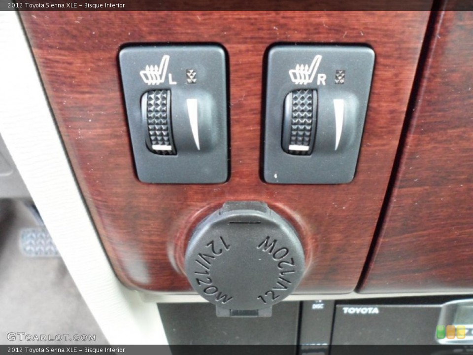Bisque Interior Controls for the 2012 Toyota Sienna XLE #56812723